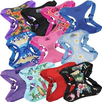 Wrap and Snap Choke Free Dog Harness - Sunset Hibiscus